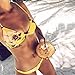 Women Bikini,kaifongfu, 1 Set Sexy Swimwear Push-Up Padded Bra Swimsuit Beachwear (M, Yellow)