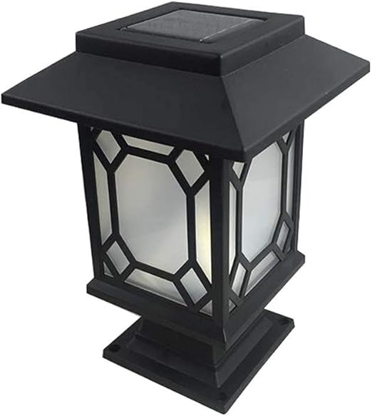 Weilai 3x3 Solar Post Cap Light for Deck Patio or Garden Decoration