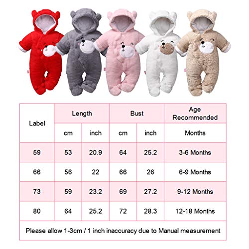Baby Hooded Romper Winter Jumpsuit Flanel Outfits Jongens Meisjes Pyjama Peuter Onesie Footies Uitloper - Image 8