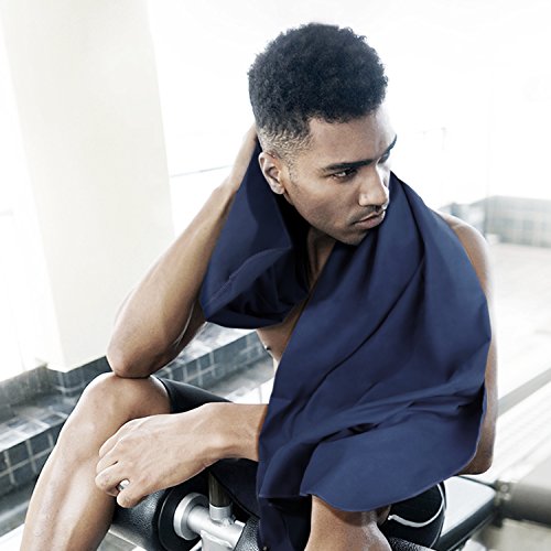 image for Relefree Premium Microfiber Towel for Travel, Sports & Outdoors FREE H