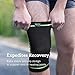 Sable Knee Brace Support Compression Sleeves, 1 Pair FDA Registered Wraps Pads for Arthritis, ACL, Running, Pain Relief, Injury Recovery, Basketball and More Sports