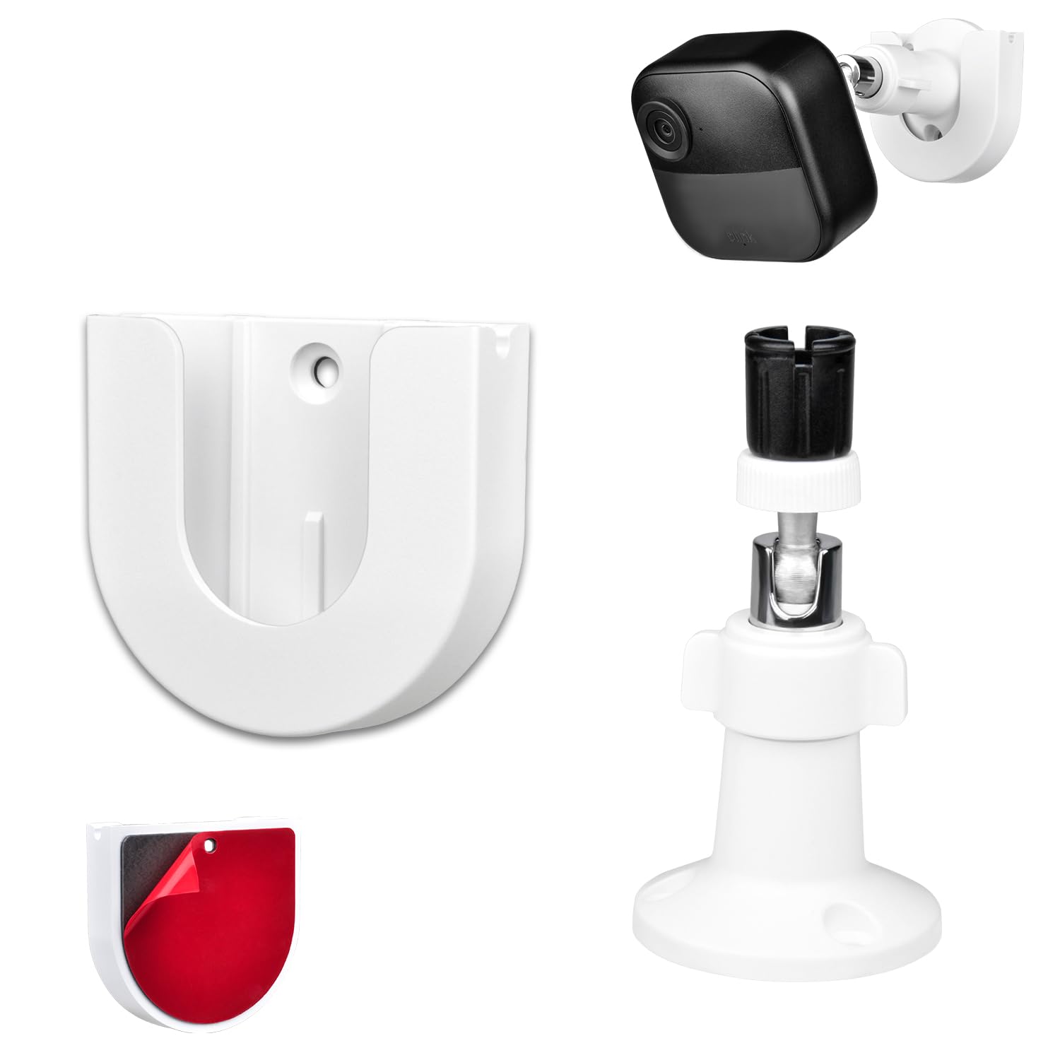 Photo 1 of 1 Pack Strong Adhesive Wall Mount +Adjustable Indoor/Outdoor Security Wall Mount Compatible with All-New Blink Outdoor 4 (4th Gen) & (3rd Gen), Blink XT / XT2 Camera(Camera not Included)