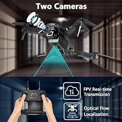 FLYVISTA Mini Drone with Camera for Adults