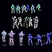 CPPSLEE Halloween Lights String 9.8ft EL Wire Lights, Super Bright Portable Neon Light Set for Halloween Decorations DIY Costume - 3 Modes Battery Controllers, 5 Colors