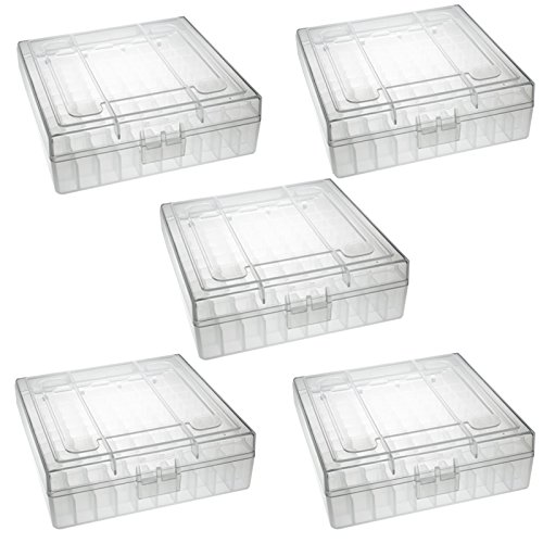 TACBRO Heavy Duty See-Thru Ammunition Storage Boxes .22LR- 5 PACK
