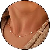 Pearls Necklaces for Women Dainty Pearl Choker Necklaces for Woman Collar De Perlas para Mujer Pearl Jewelry Accessories Stocking Stuffers Wedding Jewelry for Women