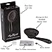 Shower Massager Handheld High Pressure - Massage & Mist Hand Held Showerhead - Adjustable Massaging Rainfall Spray With Removable Rain Head For The Bathroom, 2.5 GPM - Oil-Rubbed Bronze
