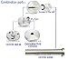 NELXULAS Brushed Stainless Steel Bath Towel Hooks Single Super Heavy Duty Wall Mount Hook, Coat Hook, Fit for Bedroom,Living Room, Bathroom and Fitting Room, Office(8
