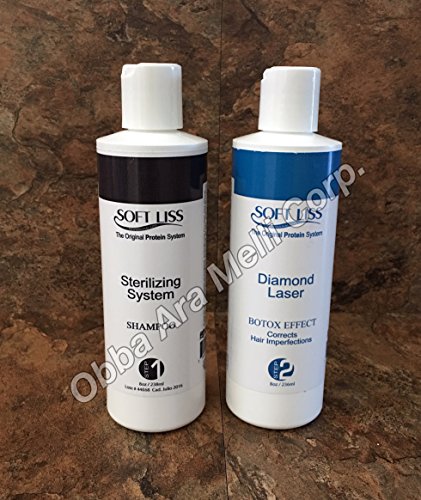 Keratin Brazilian Treatment kit 8oz Diamond Laser Soft Liss "Keratina de Diamante" Hair Treatment Formaldehyde Free