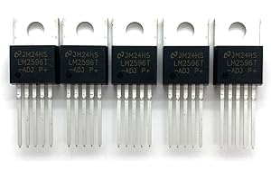 XYWSH 5pcs LM2596 Switching Regulator TO-220 NS LM2596T-ADJ PMIC Voltage Regulator DC DC Switching Regulator