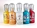 Nuvo Crystal Drops - Tropical Set - Bundle of 5 Colors - Red Berry, Caribbean Ocean, Sugared Almond, Dandelion Yellow and Morning Dew