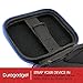 Blue Hard EVA Shell Case with Carabiner Clip & Twin Zips for the SoundMoovz Musical Bandz - by DURAGADGET
