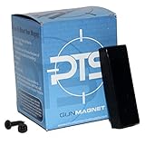 PTS Gun Magnet Holster - Rated 25 Pounds - Soft Rubber Cover - Handgun Holder For Car, Desk, And Other Pistol Concealment (1 Pack)