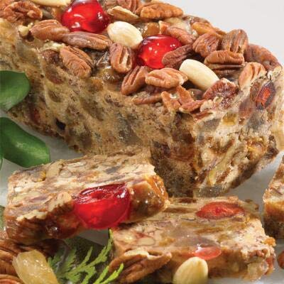 Grandma's Christmas Fruitcake Old Fashioned Fruit and Nut Cake Recipe No Citron or Bitter Candied fruit From Beatrice Bakery in Holiday Tin 1lb