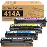 CMYBabee Compatible 414A Toner Cartridge 4 Pack