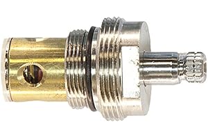 DANCO Hot Stem for 2-Handle Kohler Tub and Shower Faucets, 6N-7H, Brass and Chrome, 1-Pack (17017)