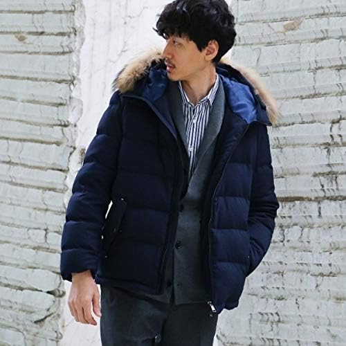 Amazon タケオキクチ Takeo Kikuchi Mコート ウールライクダウンジャケット メンズ アウター ダウン フード ファー 取り外し可 ネイビー 493 01 S コート ジャケット 通販