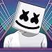 DJ LED Mask - Music Festival Party Light Up Mask Cosplay Costume - Carnaval Halloween Disco Headgear Prop Latex Full Head Hat - Carnival DJ Helmet White