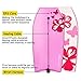Goplus 41 inch Super Bodyboard Body Board EPS Core, IXPE Deck, HDPE Slick Bottom with Leash, Light Weight Perfect Surfing for Kids and Adults (Pink)