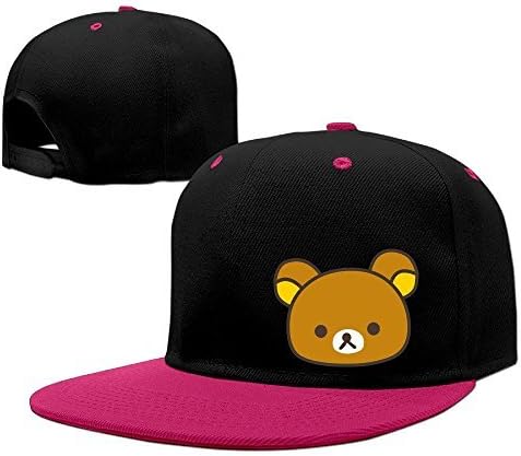 LINNA Relax Cute Bear Camping Sanpback Cap Hat Pink