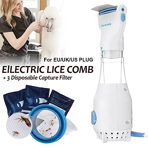 Candora Electric Brush Comb Pet Dog Cat Tool + 3 Filters