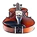 ADM Acoustic Violin 1/2 Size with Hard Case, Beginner Pack for Student, Red Brown