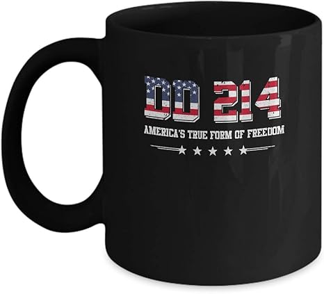 Amazon Com Teespass Dd 214 America S True Form Of Freedom Veteran Mug 11oz Kitchen Dining