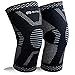BLITZU MAX Knee Compression Sleeve for Men & Women – Best Knee Brace Support for Running, Gym, Workout, Fitness, Weightlifting. Joint Pain Relief, Arthritis, ACL, Meniscus Tear and Injury Recovery M