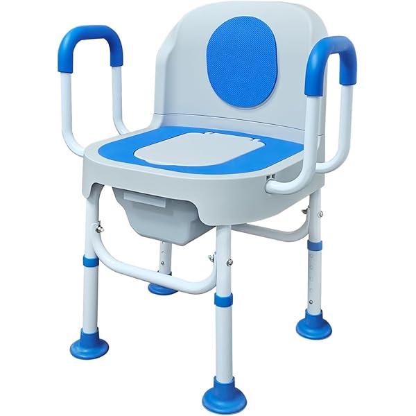 Commode Toilet Senior Citizens Bedside Commode, Adult Portable