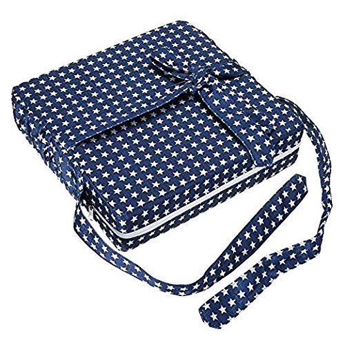 Booster Seat Dining, Portable Washable High Chair Dining Cushion with Double Straps for Toddler Kids Baby Travel, Perfect for Feeding & Playtime