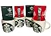 Starbucks Share the Cheer 4 14 Ounce Porcelain, Mugs Holiday Cheer Set with Biscotti K-Cups and Swiss Miss Hot Cocoa