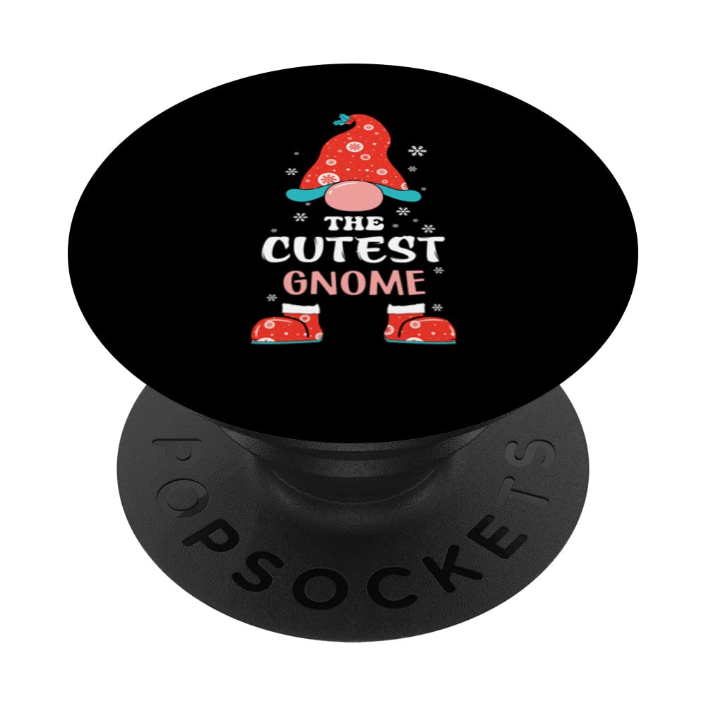 family clothing Christmas family christmas cutest gnome PopSockets Swappable PopGrip