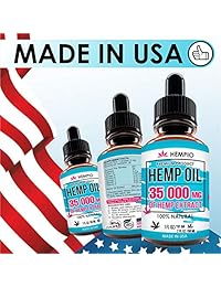 Pure Hemp Extract 35 000 MG for Pain Relief, Relaxation, Sleep and Mood Support, Natural, Organic,...
