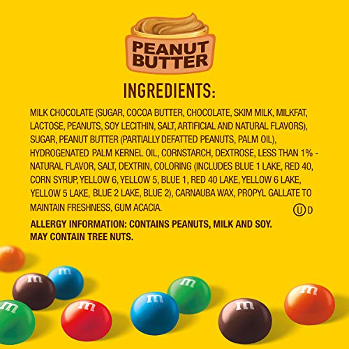 M&M'S Peanut Butter Chocolate Candy Party Size 34-Ounce Bag