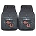 FANMATS 8910 Florida State Seminoles 2-Piece Heavy Duty Vinyl Car Mat Set, Front Row Floor Mats, All Weather Protection, Universal Fit, Deep Resevoir Design