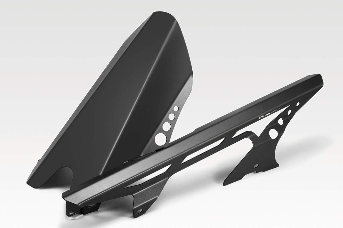 Hornet 600 2007/10 - Kit Rear Hugger + Chain Guard (R-0482X) - Aluminium Mudguard Fender - Hardware Fasteners Included - De Pretto Moto Accessories (DPM Race) - 100% Made in Italy