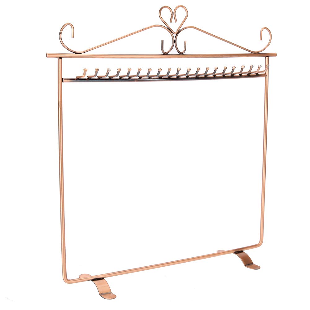 Jewelry Display Holder Necklace, Jewelry Boxes & OrganizersTraysBracelet,Earrings Organizer Stand with 20 Hooks