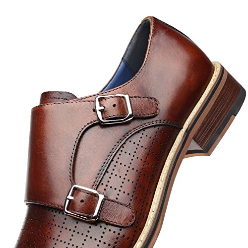 la milano double monk strap slip on loafer