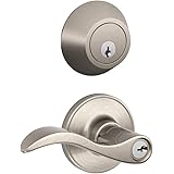 Dexter By Schlage Keyed Entry Deadbolt Lock - Satin Nickel Single Cylinder