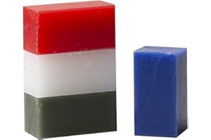 Angzhili 4 Piece Colorful Carving Wax, 1 oz Carving Wax Block,Mold Sculpting,Dental Oral Materials for Students Practice (4 Color)