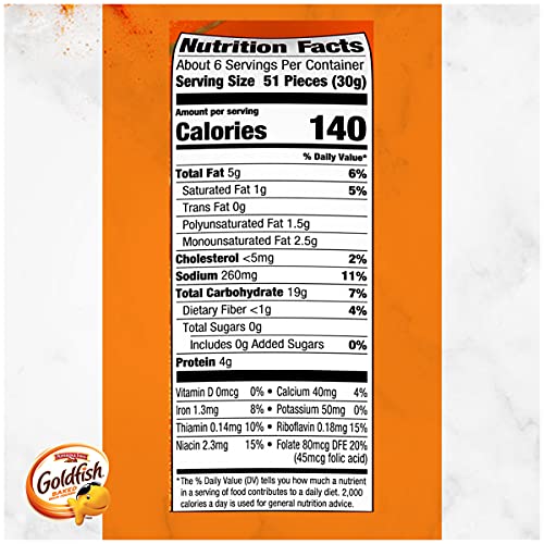 GOLDFISH FLAVOR BLASTED XTRA CHEDDAR CHEESE CRACKERS, BAKED SNACK CRACKERS, 6.6 OZ BAG