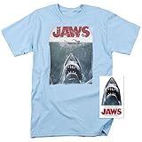 Jaws Shark Original Movie Poster T Shirt (Medium)