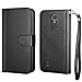 Tekcoo Compatible for LG K20 V/LG K20 Plus/LG Harmony/LG Grace/LG V5 / K10 2017 PU Leather Wallet Case, Luxury ID Credit Card Slots Holder Flip Cover [Detachable Magnetic Hard Case] - Black