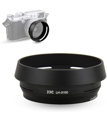 Amazon.com : JJC LH-X100 Metal Lens Hood Sun Shade with 49mm