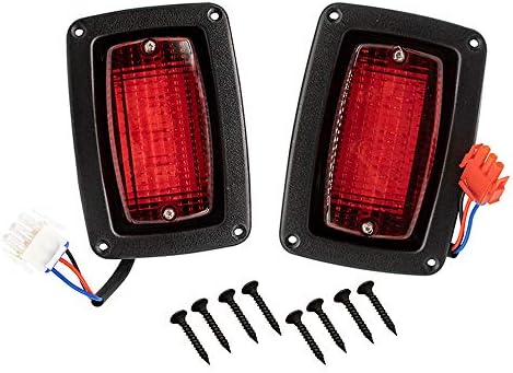 Drive-up LED Tail Light Kit for Club Car DS with (2) LED 3 Wire Taillights fit Golf Cart 1017035 1982-Newer Drive-up LED Tail Light Kit for Club Car DS with (2) LED 3 Wire Taillights fit Golf Cart 1017035 1982-Newer