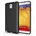 Diztronic Matte Back Black Flexible TPU Case for Samsung Galaxy Note 3 - Retail Packaging