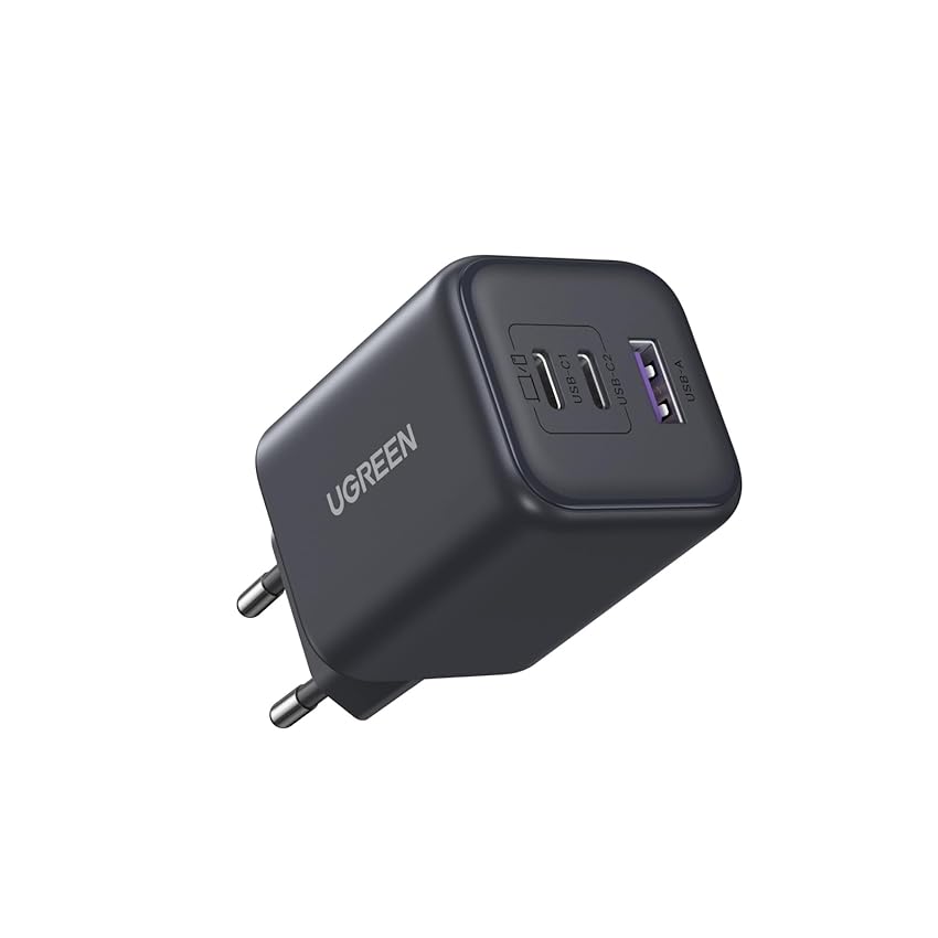 UGREEN Caricatore USB 2C+1A 45W GaN con Super Fast Charging 2.0
