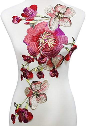 Recursos Casa Grande Flor Flores Parche Bordado Apliques Coser