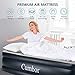 Cumbor Twin XL Air Mattress with Built-in Pump, Premium Elevated Inflatable Air Bed for Guest and Camping - Blow Up Double High Air Mattress Quilt Top, 80 x 40 x 18 inches , 2-Year Guarantee