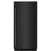 ZLINE 15 in. Touchstone Clear Cube Ice Maker with Drain Pump and Black Stainless Steel Door (ICCD-BS-15)